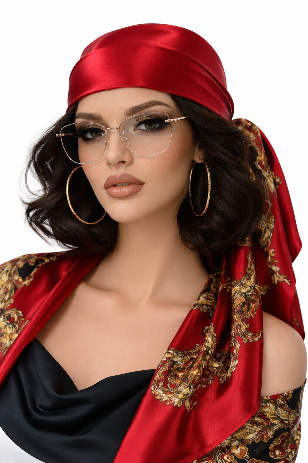 Scarlet Bandanna Embrace