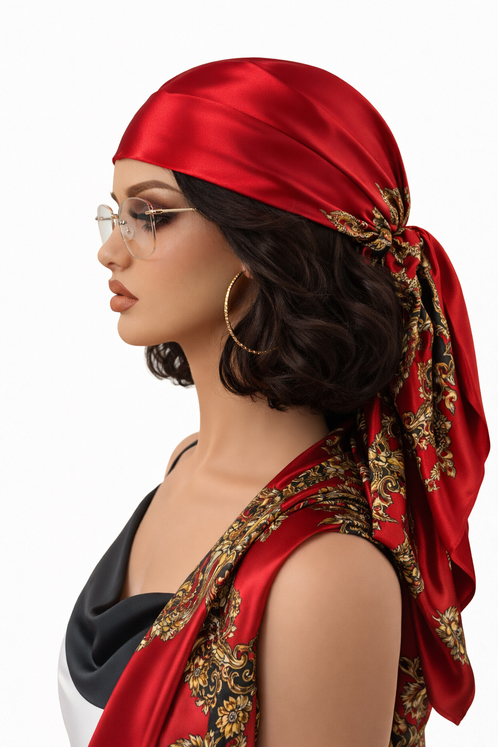 Scarlet Bandanna Embrace