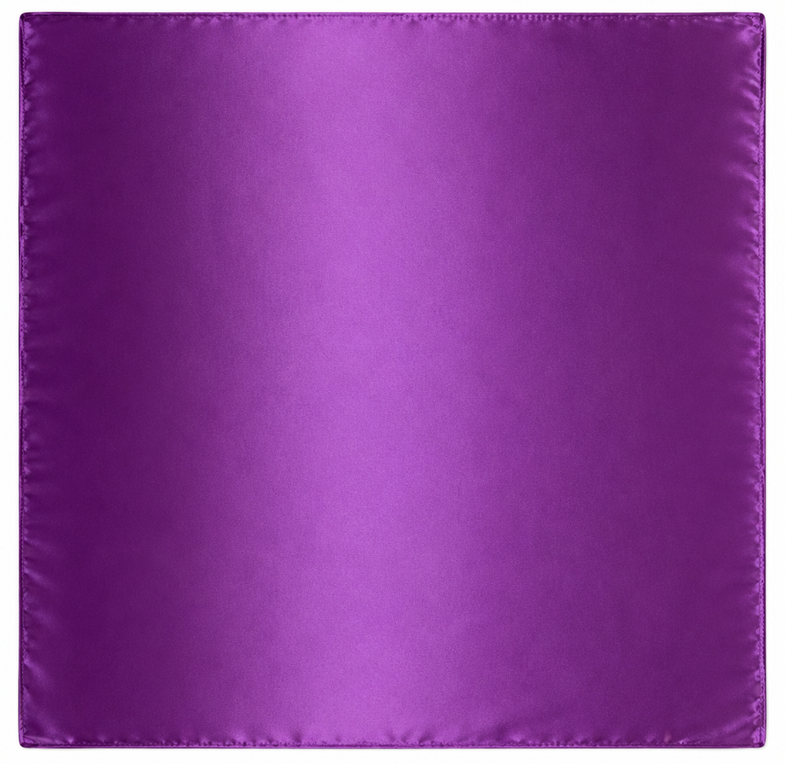 purple non slip headscarf front view in solid regal purple